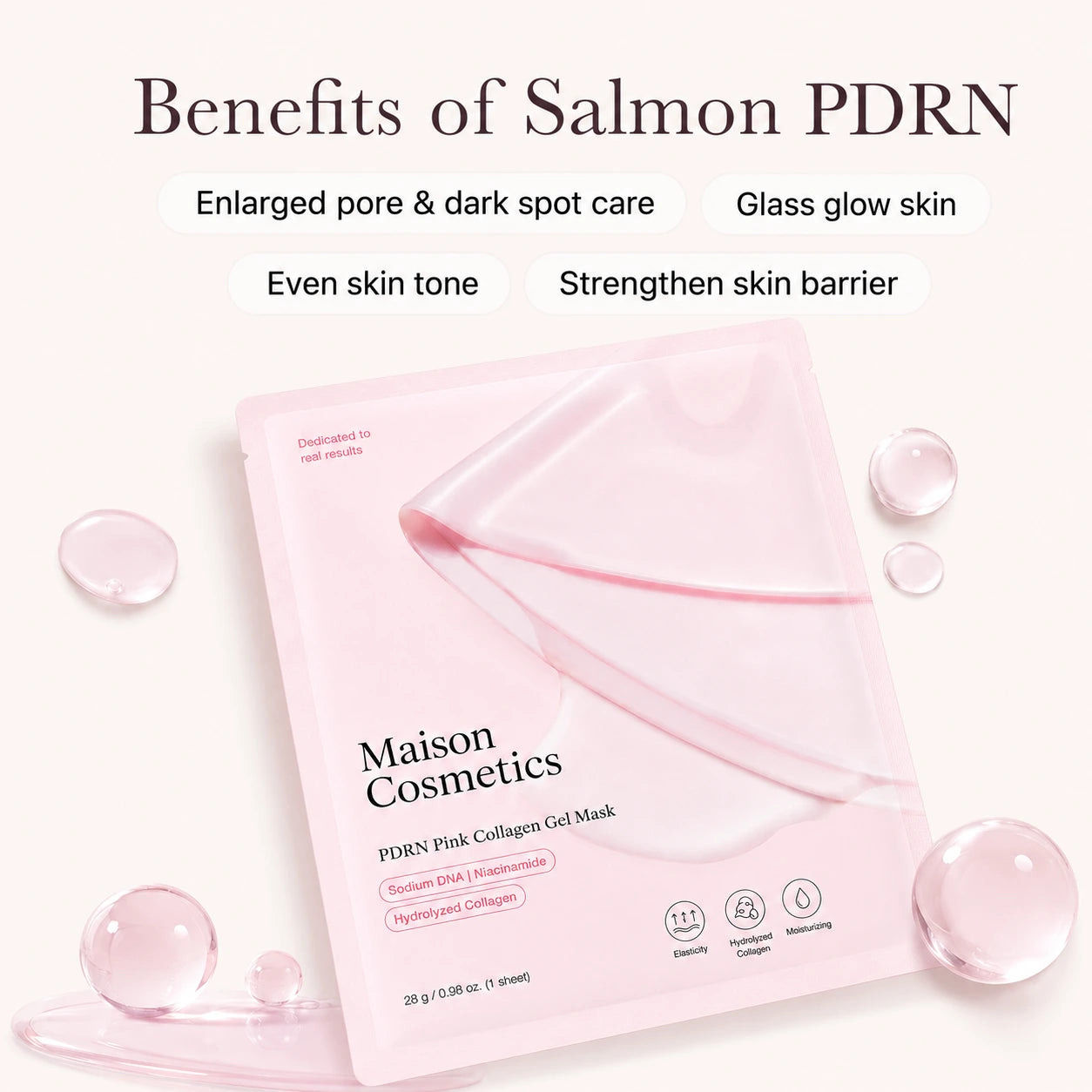 Maison Salmon PDRN Pink Collagen Jelly Gel Mask
