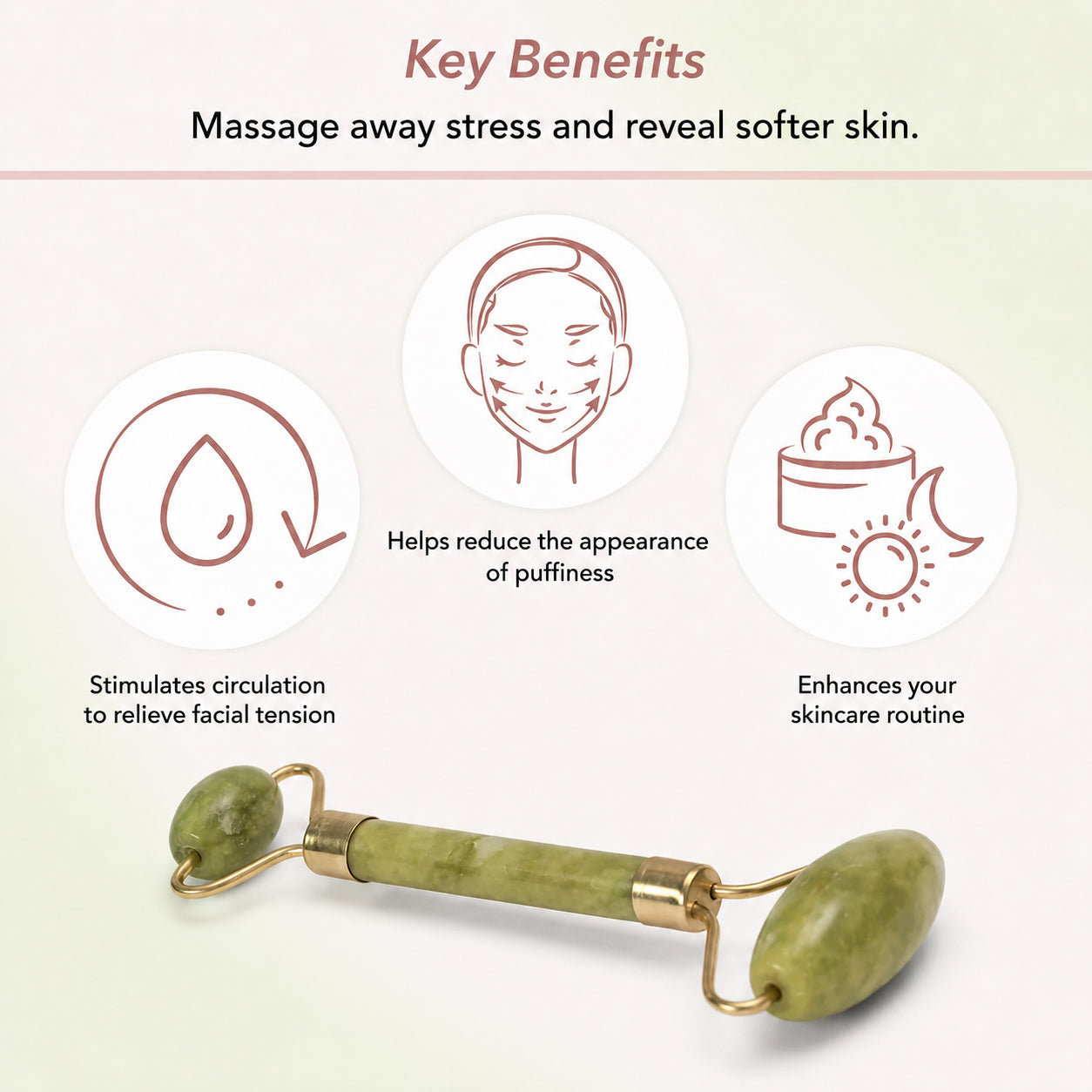 DAILY GLOW SET | SERUM & FACIAL ROLLER