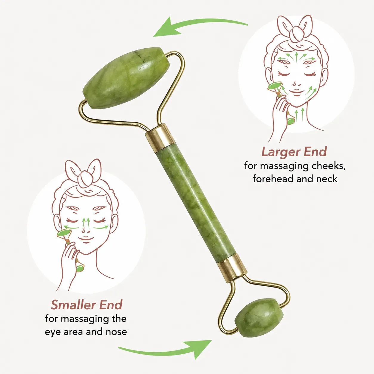 MAISON'S CRYSTAL FACE ROLLER