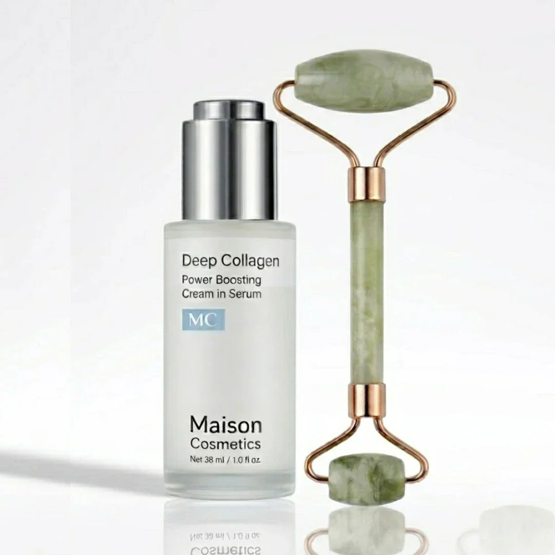 DAILY GLOW SET | SERUM & FACIAL ROLLER