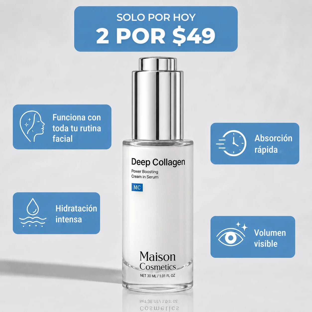 VoluFine | Sérum de Colágeno Coreano - para Piel Madura