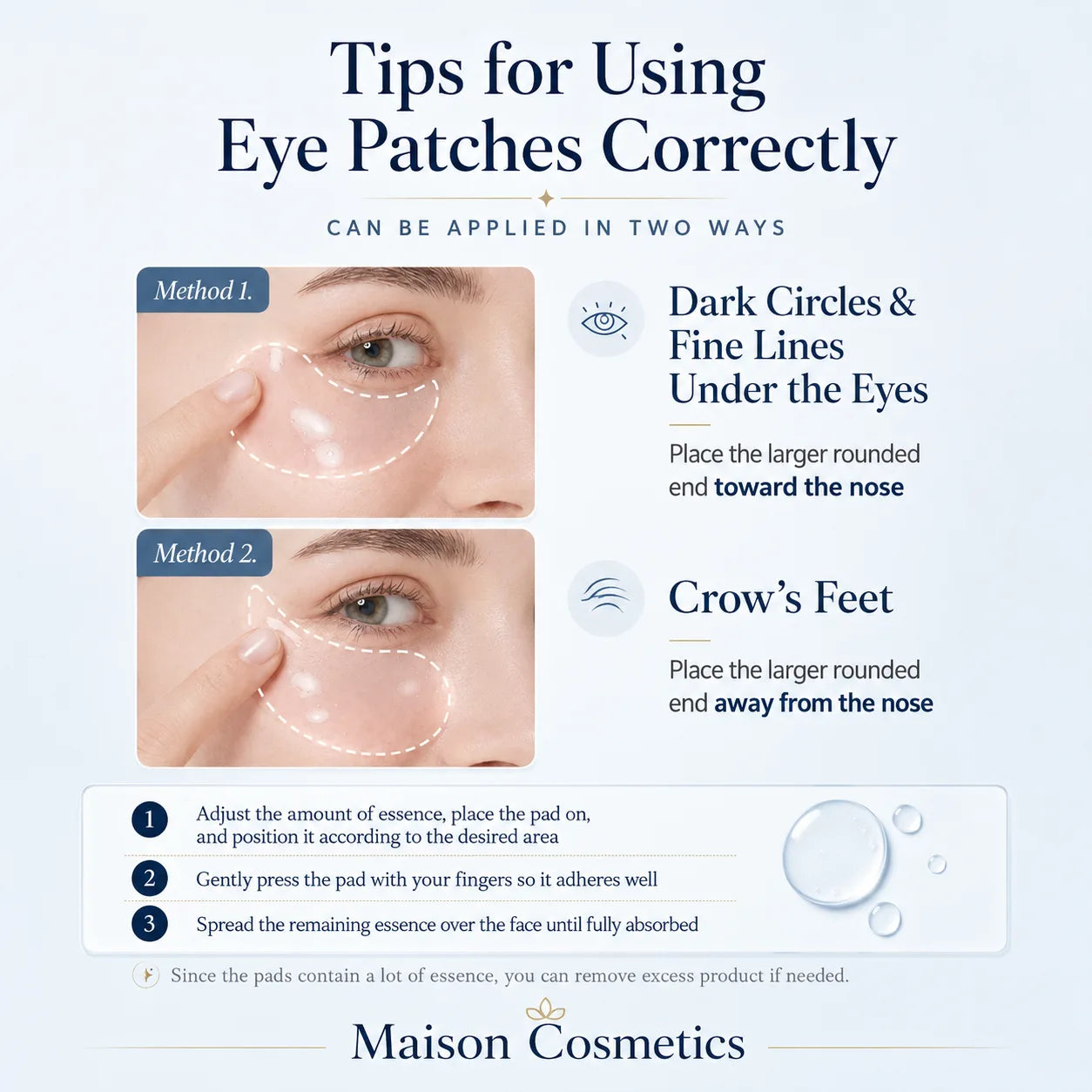 Maison's Firming Hydrogel Eye Pads