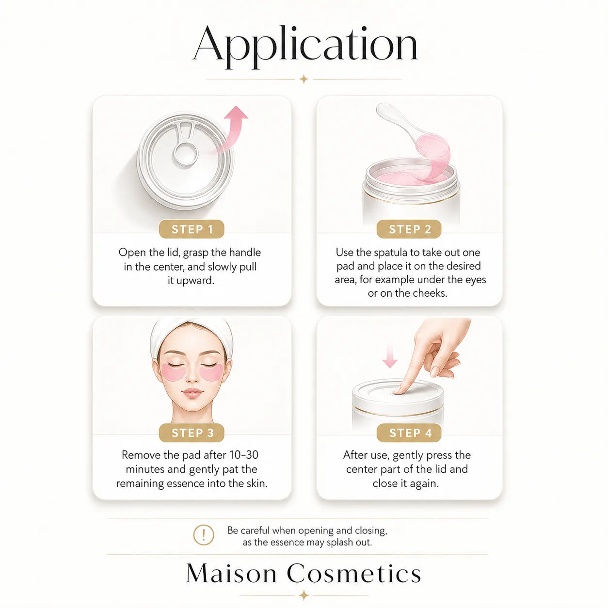 Maison's Firming Hydrogel Eye Pads